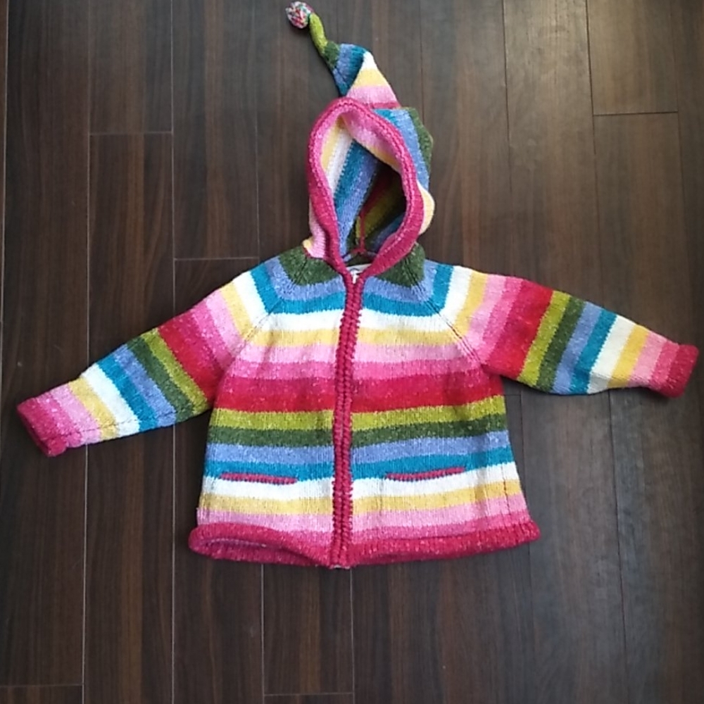 The Sweater Venture multi color girl's sweater